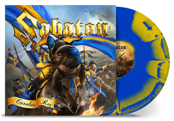 Sabaton Carolus Rex Vinyl LP [Blue/Yellow]