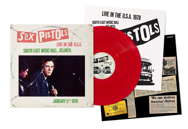 Sex Pistols Live In The U.S.A. 1978 Atlanta Vinyl LP [Red]