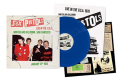 Sex Pistols Live In The U.S.A. 1978 San Francisco Vinyl LP [Blue]