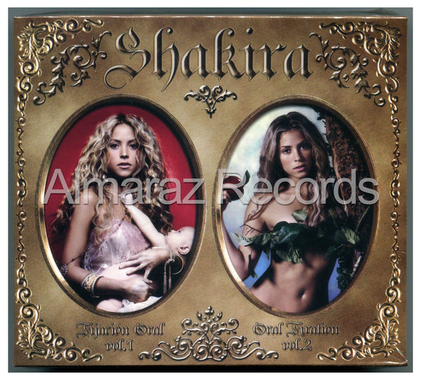 Shakira Fijacion Oral Vol. 1 & Oral Fixation Vol. 2 2CD+DVD