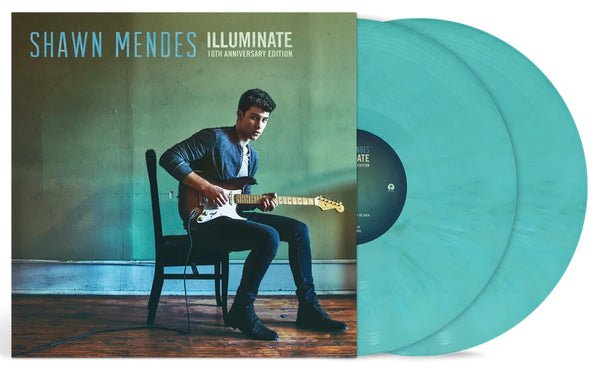 Shawn Mendes Illuminate 10th Anniversary Vinyl LP [Translucent Aqua]