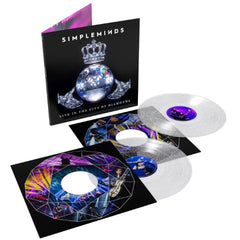 Simple Minds Live In The City Of Diamonds Vinyl LP [Clear Diamond]