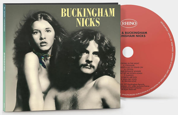 Stevie Nicks Lindsey Buckingham Buckingham Nicks CD [Importado]