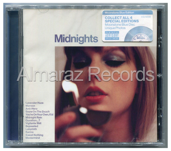 Taylor Swift Midnights Limited Moonstone Blue CD [Importado]