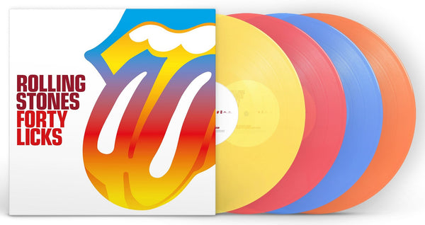 The Rolling Stones Forty Licks Vinyl LP [Red/Yellow/Blue/Orange]