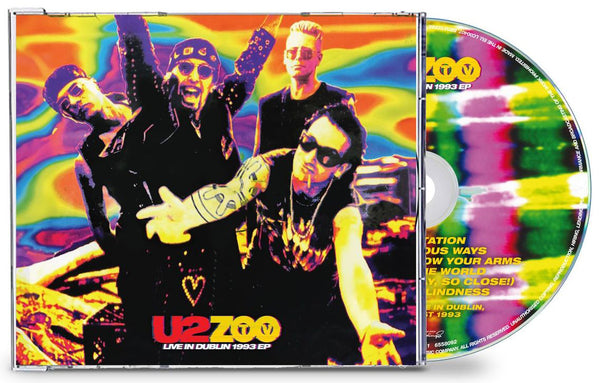 U2 ZooTV Tour Live In Dublin 1993 EP CD [Importado]