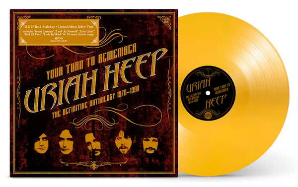 Uriah Heep Your Turn To Remember The Definitive Anthology Vinyl LP [Gold]