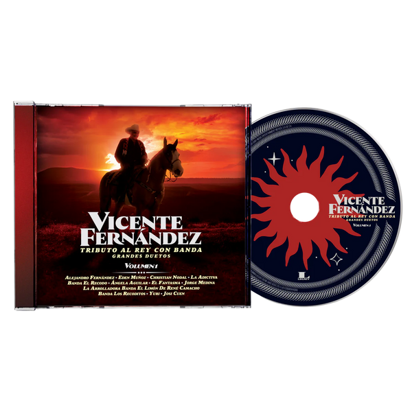 Vicente Fernandez Tributo Al Rey Con Banda Vol. 1 Grandes Duetos CD