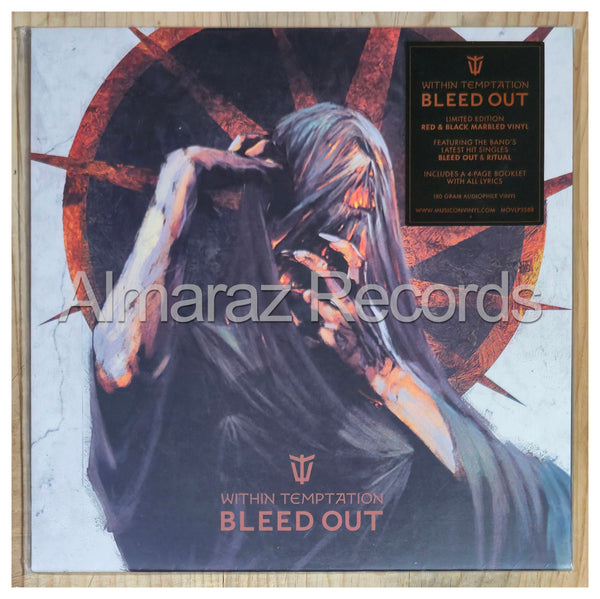 Within Temptation Bleed Out Vinyl LP [Red/Black Marbled]