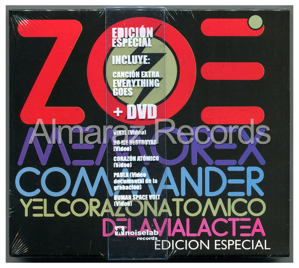 Zoe Memo Rex Commander Y El Corazon Atomico De La Via Lactea CD+DVD