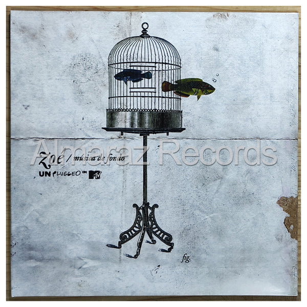 Zoe MTV Unplugged Musica De Fondo Vinyl LP