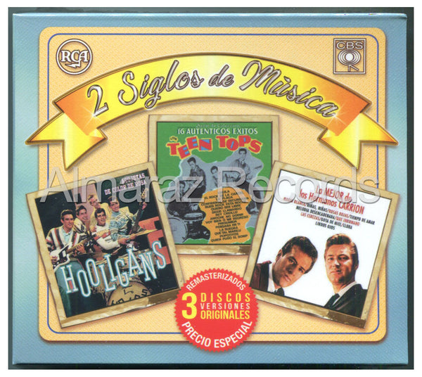 2 Siglos De Musica Los Hoolignas / Teen Tops / Hermanos Carrion 3CD