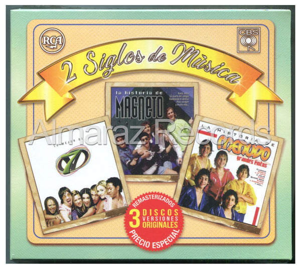 2 Siglos De Musica OV7 / Magneto / Menudo 3CD