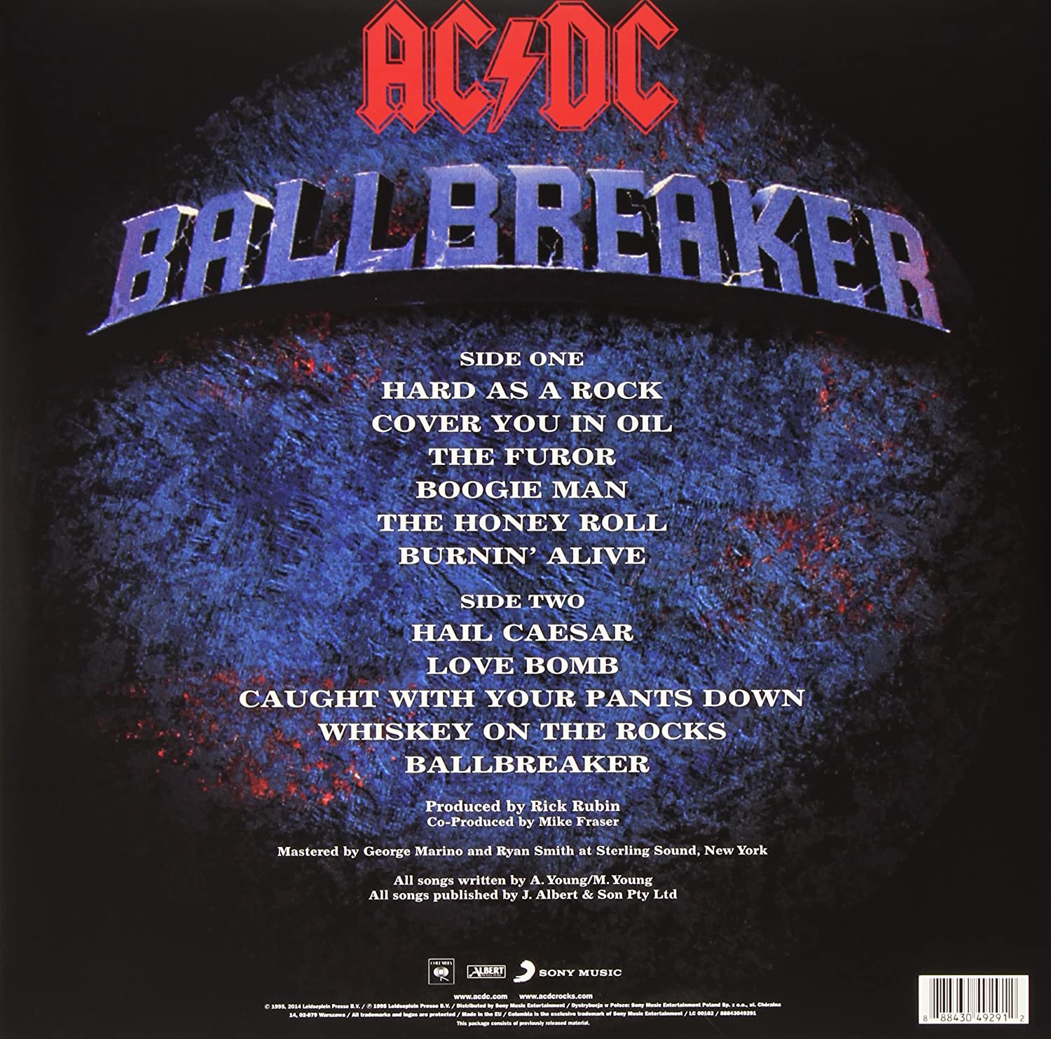 AC/DC Ballbreaker Vinyl LP