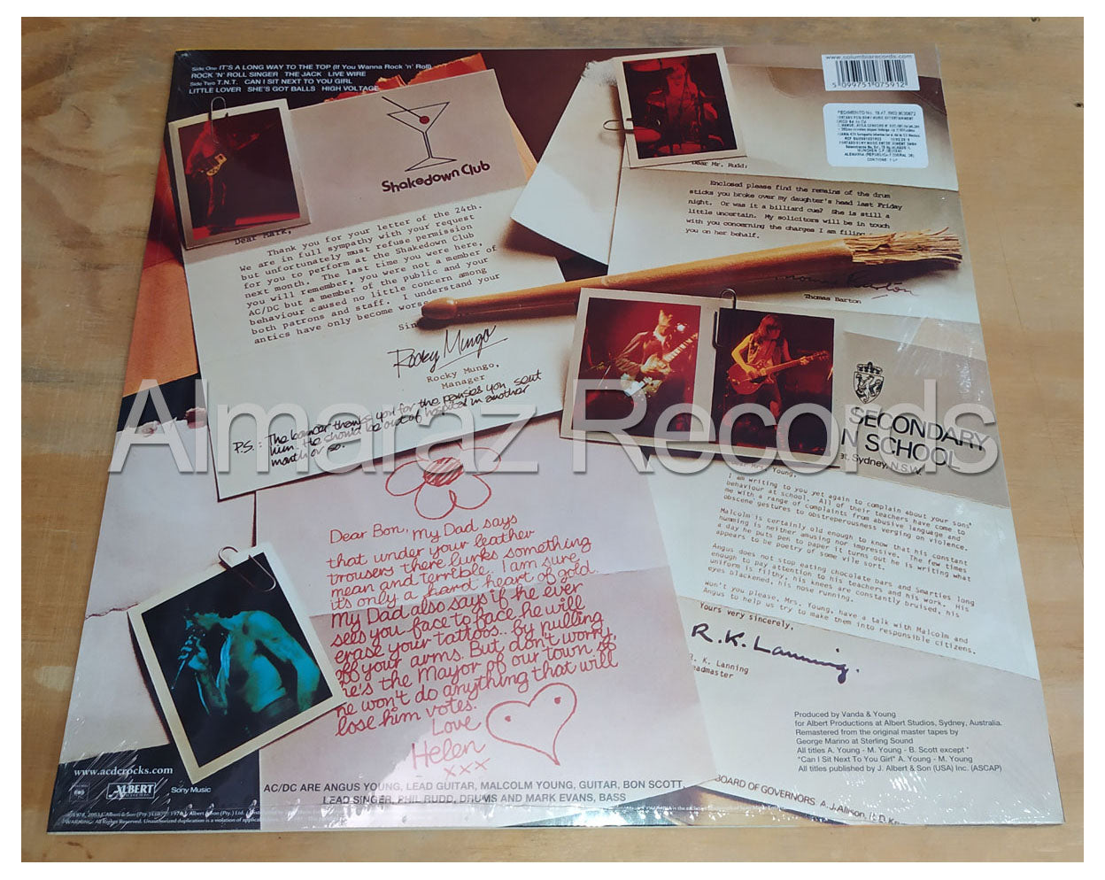 AC/DC High Voltage Vinyl LP
