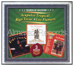 Tesoros De Coleccion Rigo Tovar Acapulco Tropical Los Flamers 3CD