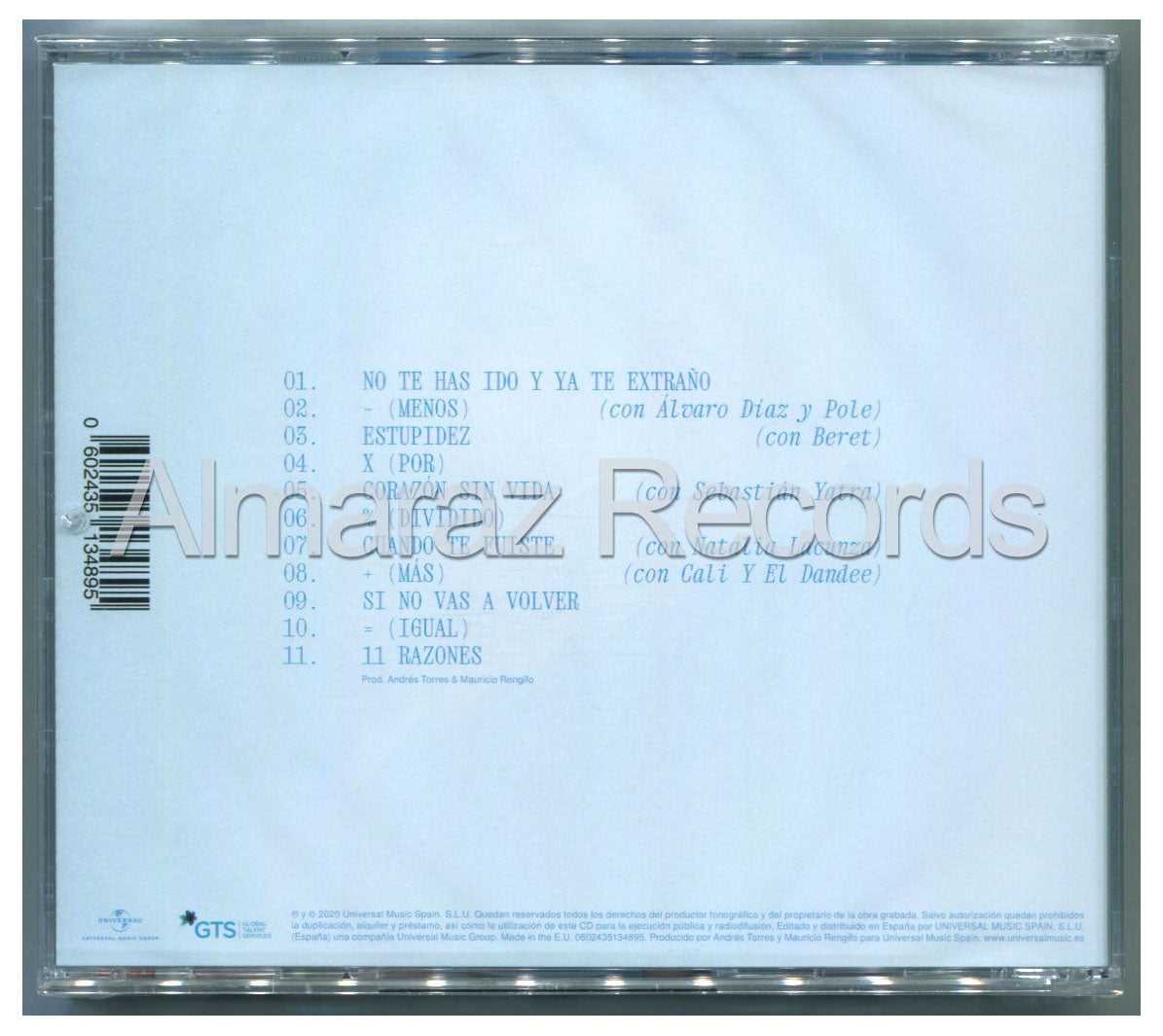 Aitana 11 Razones CD [Importado]