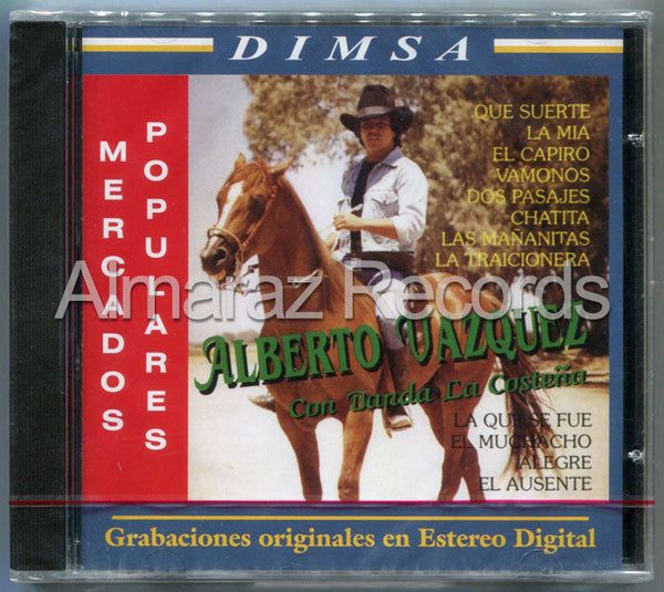 Alberto Vazquez Con Banda La Costeña CD