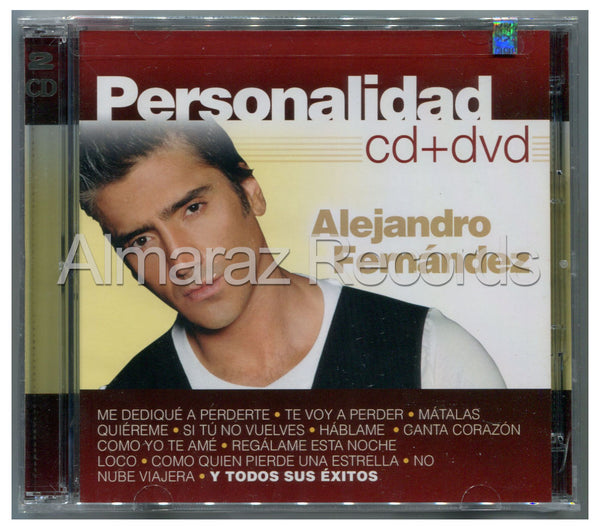 Alejandro Fernandez Personalidad CD+DVD - Almaraz Records | Tienda de Discos y Películas
 - 1