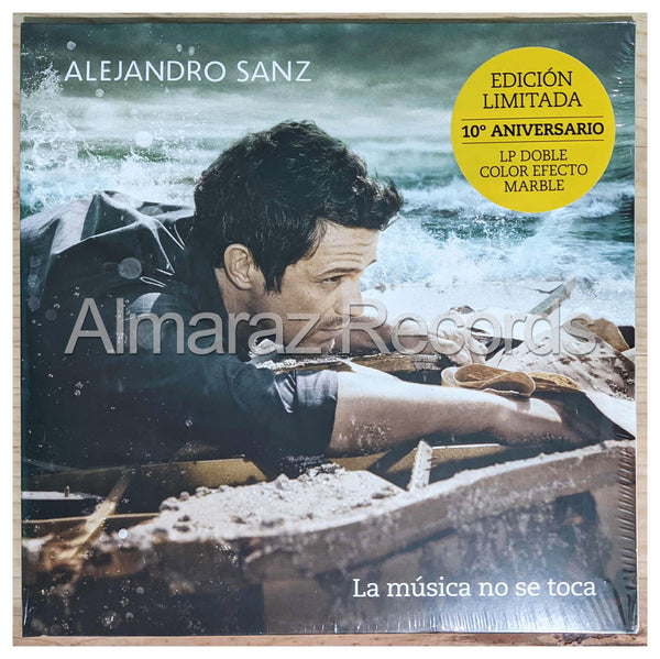 Alejandro Sanz La Musica No Se Toca 10 Aniversario Marbled Vinyl LP