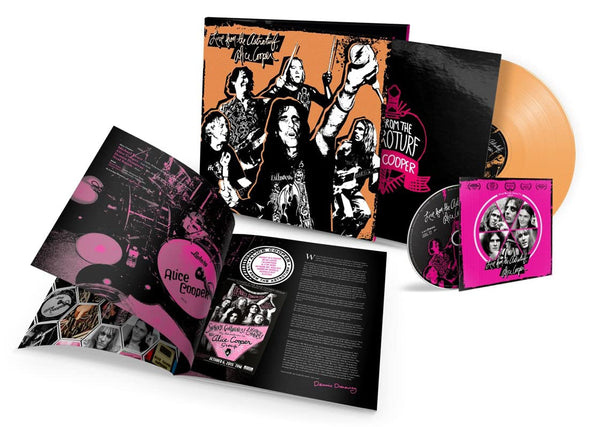 Alice Cooper Live From The Astroturf Orange Vinyl LP+DVD