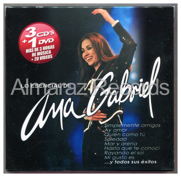 Ana Gabriel Lo Esencial De 3CD+DVD