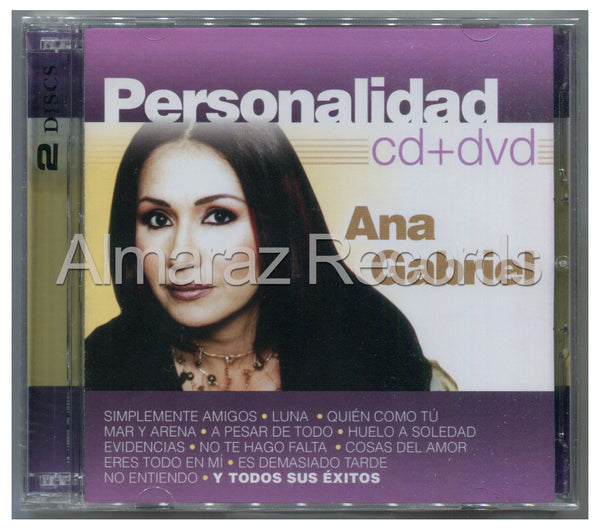 Ana Gabriel Personalidad CD+DVD