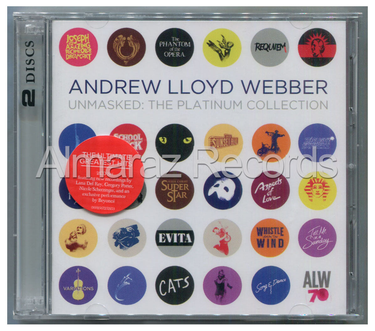 Andrew Lloyd Webber Unmasked The Platinum Collection 2CD