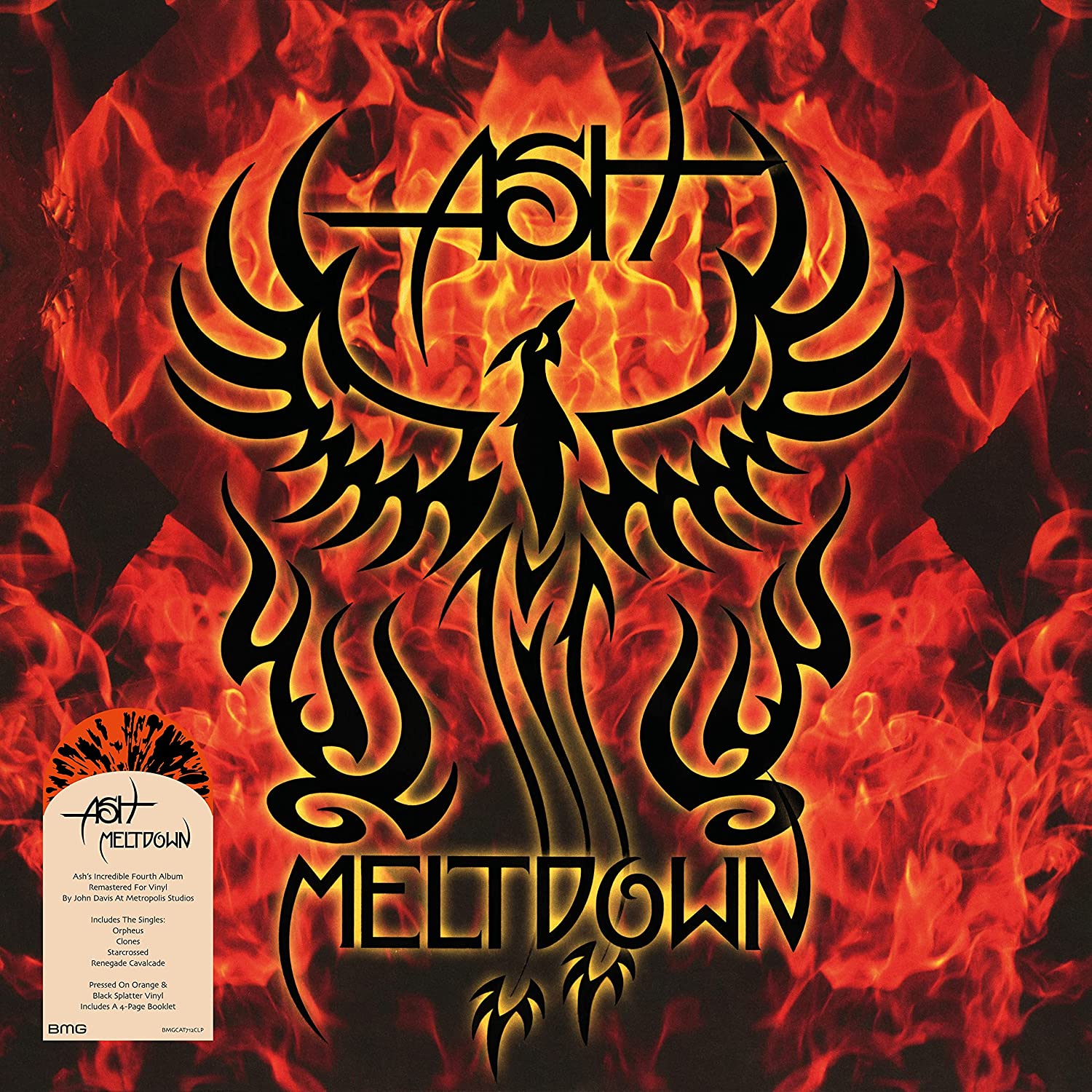 Ash Meltdown Orange/Black Splatter Vinyl LP
