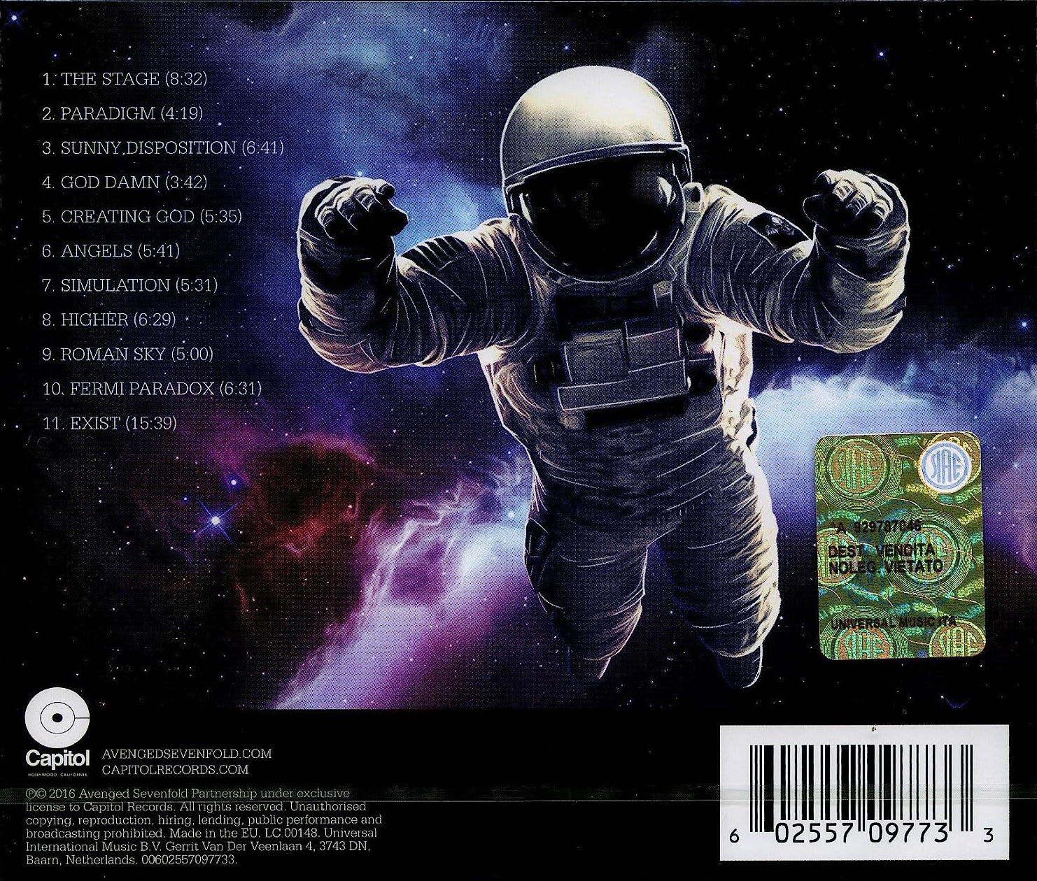 Avenged Sevenfold The Stage CD [Importado]