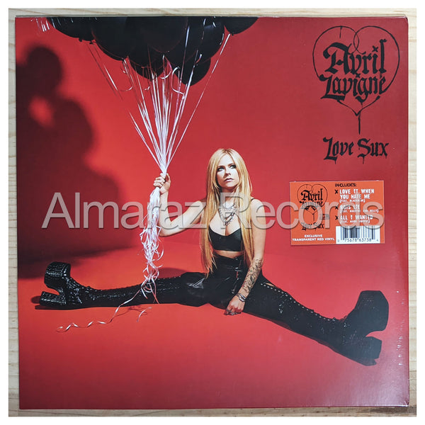 Avril Lavigne Love Sux Limited Red Vinyl LP