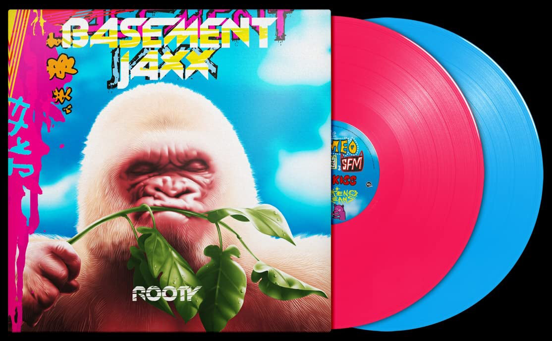 Basement Jaxx Rooty Limited Pink/Blue Vinyl LP