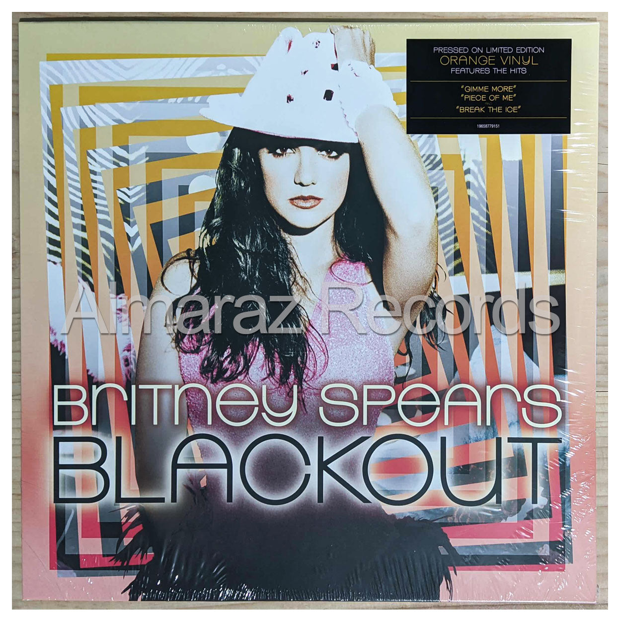 Britney Spears Blackout Limited Orange Vinyl LP