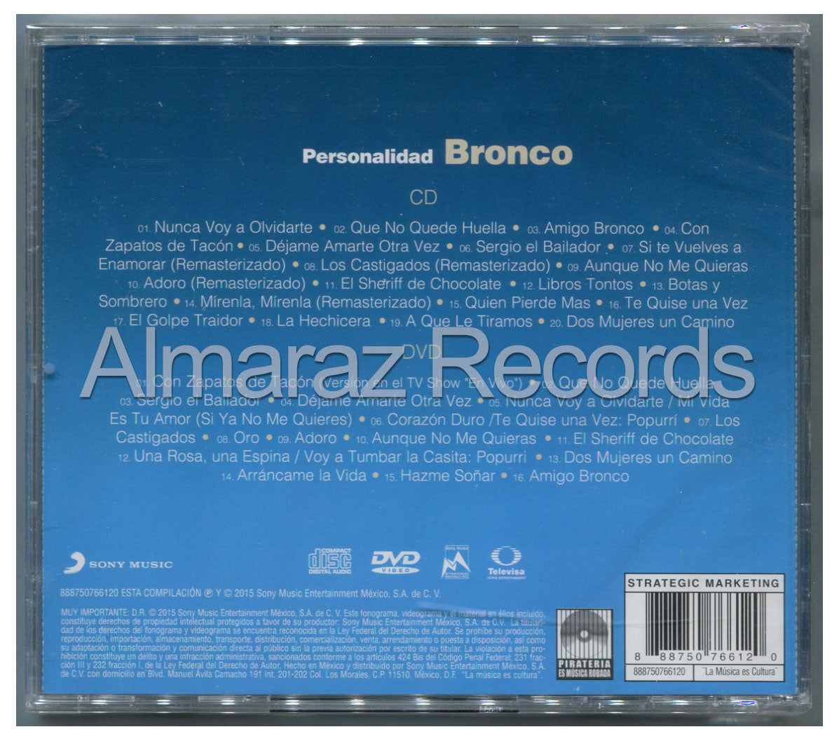 Bronco Personalidad CD+DVD
