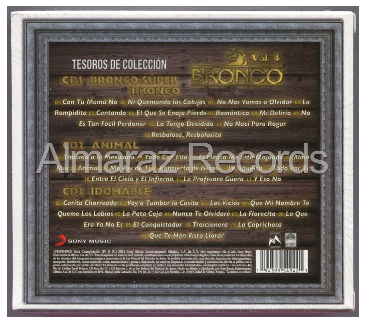 Bronco Tesoros De Coleccion Vol. 4 3CD