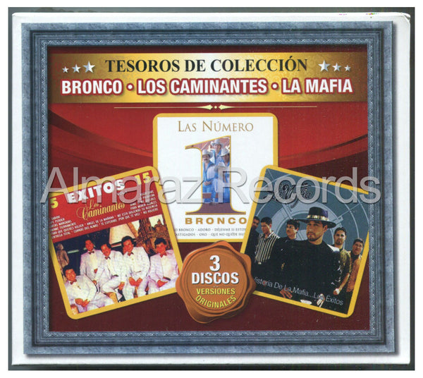 Tesoros De Coleccion Bronco Los Caminantes La Mafia 3CD
