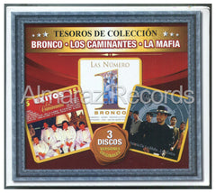 Tesoros De Coleccion Bronco Los Caminantes La Mafia 3CD