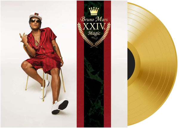 Bruno Mars 24K Magic 5th Anniversary Gold Vinyl LP