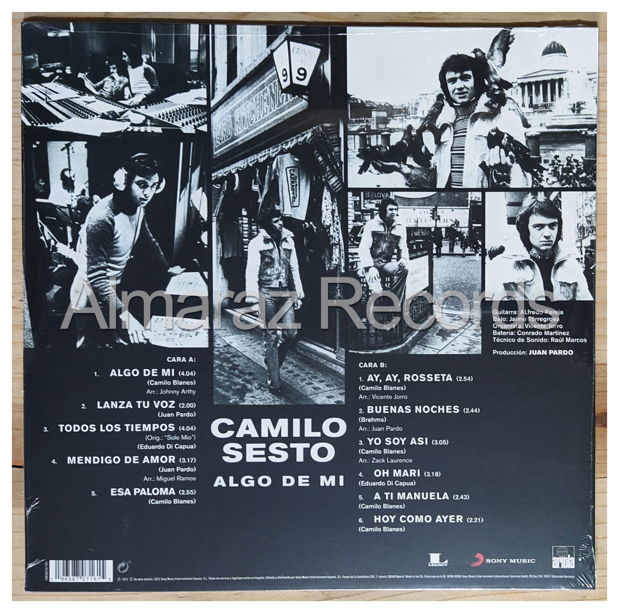 Camilo Sesto Algo De Mi 50 Aniversario Vinyl LP [Amarillo]