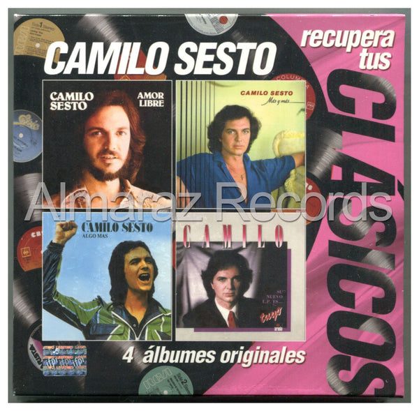 Camilo Sesto Recupera Tus Clasicos Camilo Sesto 4CD - Almaraz Records | Tienda de Discos y Películas
 - 1