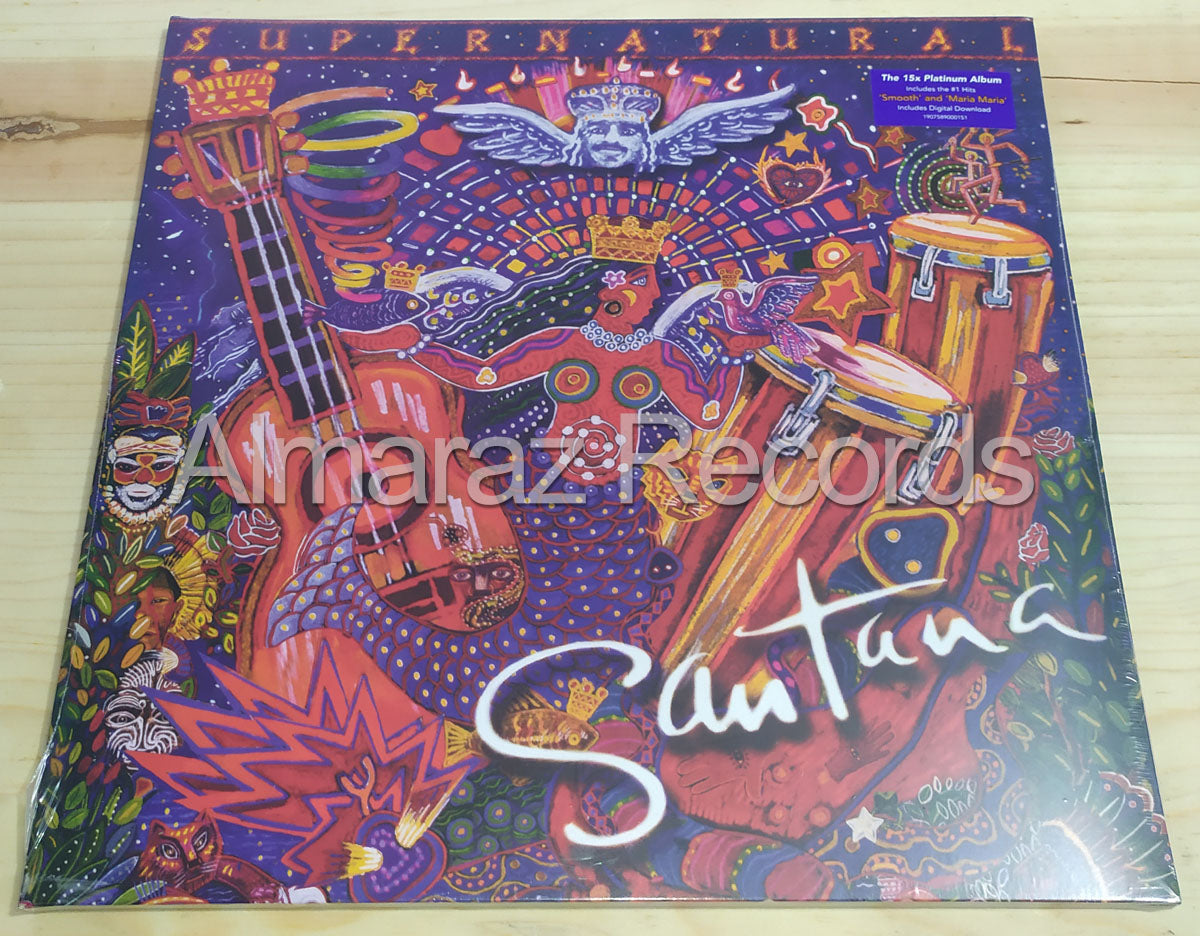 Carlos Santana Supernatural Vinyl LP