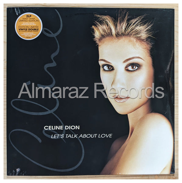 Celine Dion Let's Talk About Love Limited Orange Vinyl LP