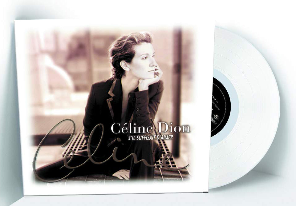 Celine Dion S'il Suffisait D'aimer Limited White Vinyl LP