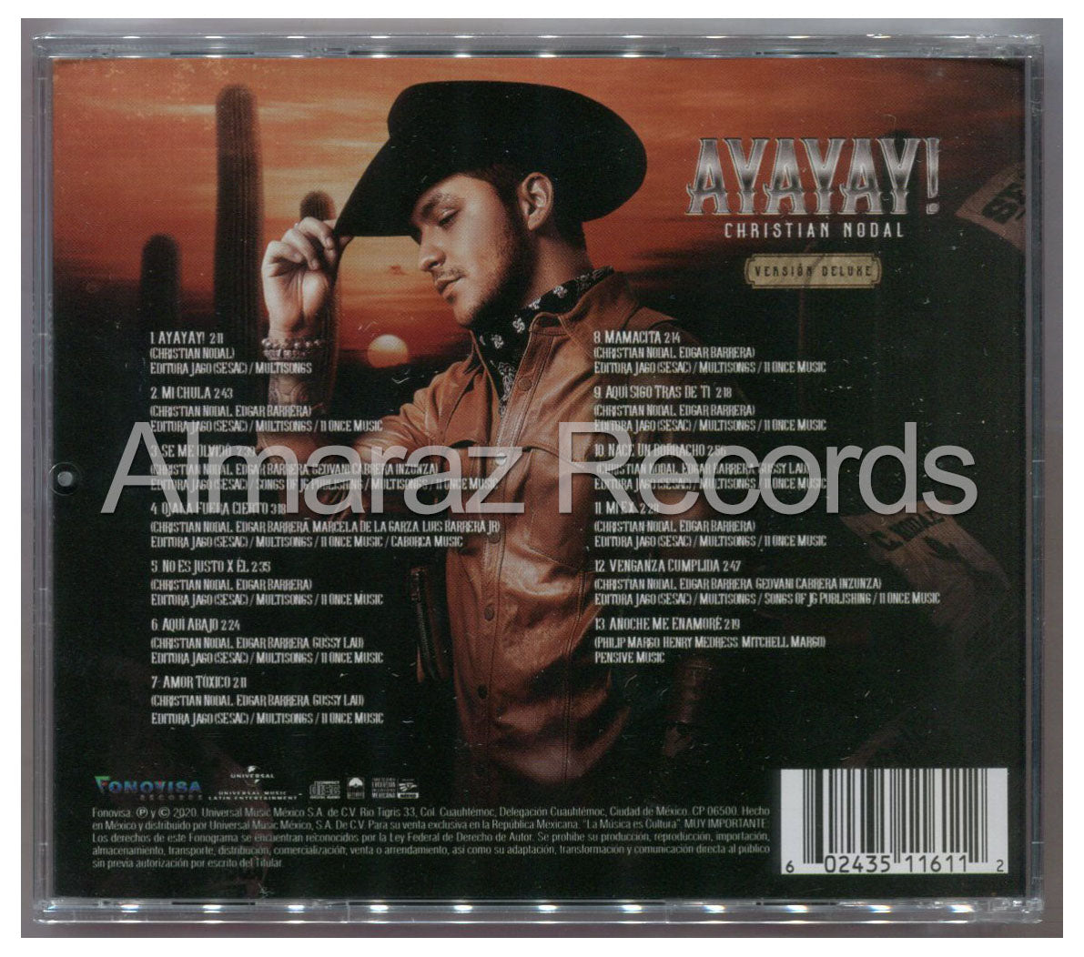 Christian Nodal Ayayay Version Deluxe CD