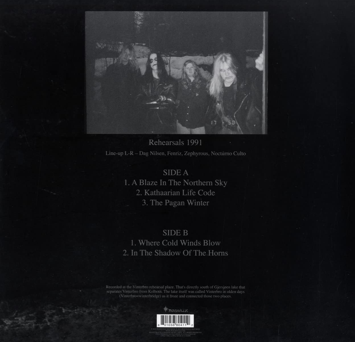 Darkthrone The Wind Of 666 Black Hearts Vol. 1 Vinyl LP