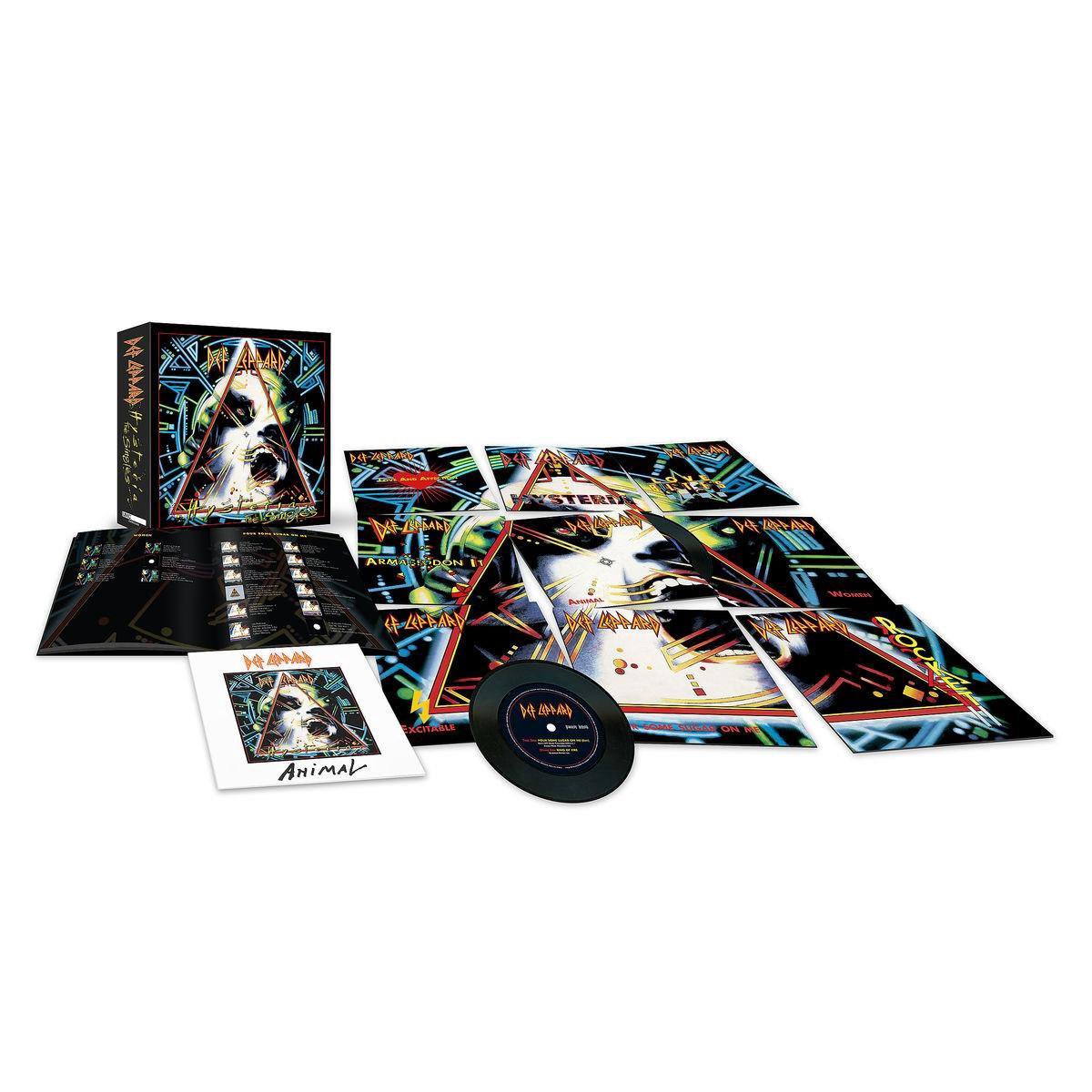 Def Leppard Hysteria The Singles 7" Singles Box Set