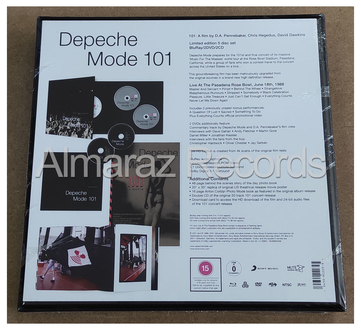 Depeche Mode 101 Deluxe CD+DVD+Blu-Ray Box [2021]