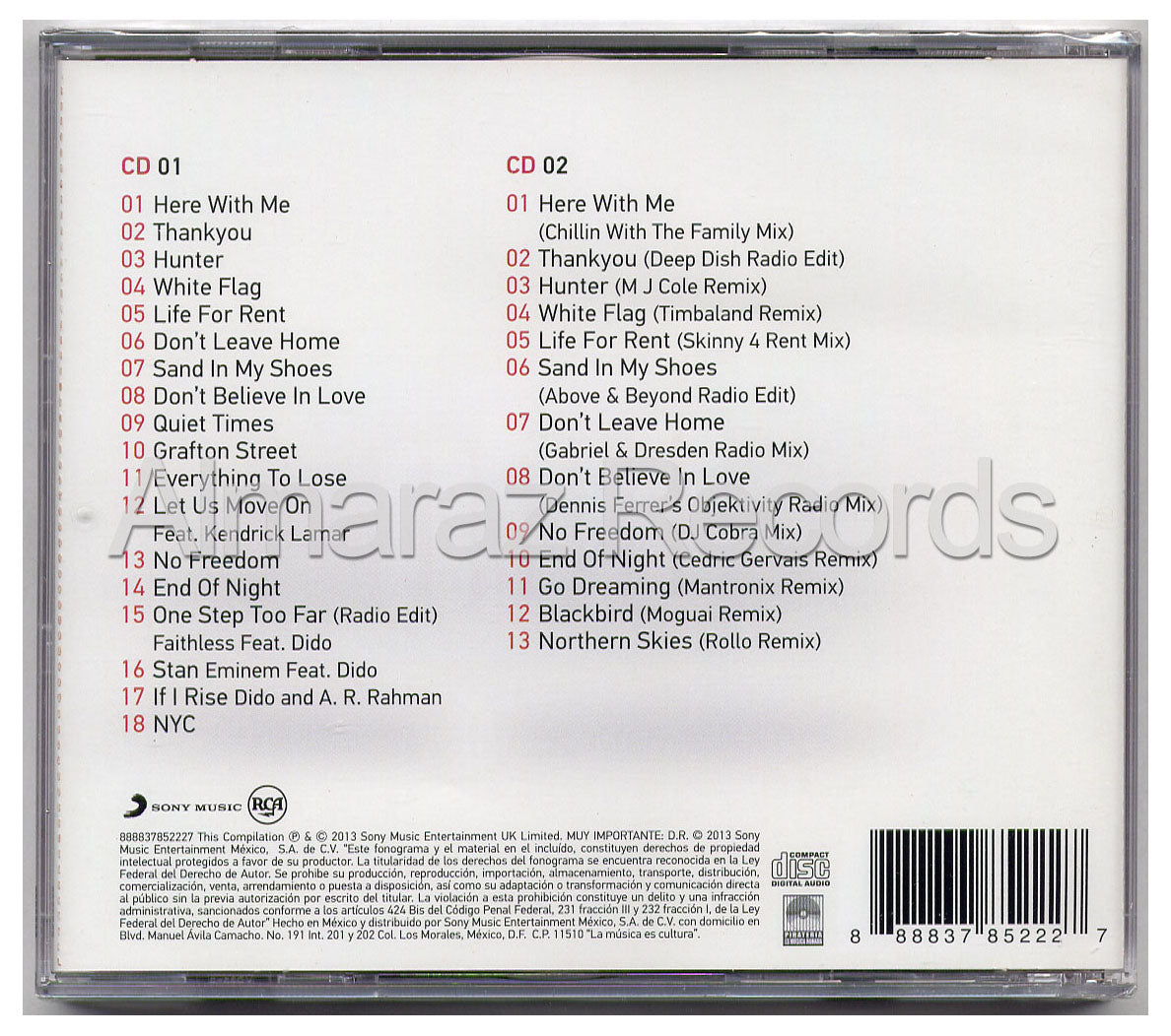 Dido Greatest Hits Deluxe 2CD - Almaraz Records | Tienda de Discos y Películas
 - 2