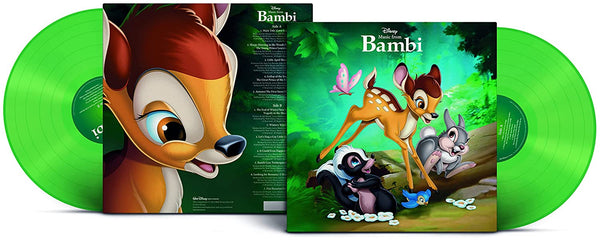 Disney Music From Bambi 80th Anniversary Green Vinyl LP