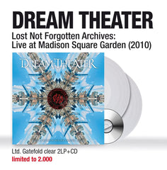 Dream Theater Lost Not Forgotten Archives Live At Madison Square Garden 2010 Clear Vinyl LP+CD